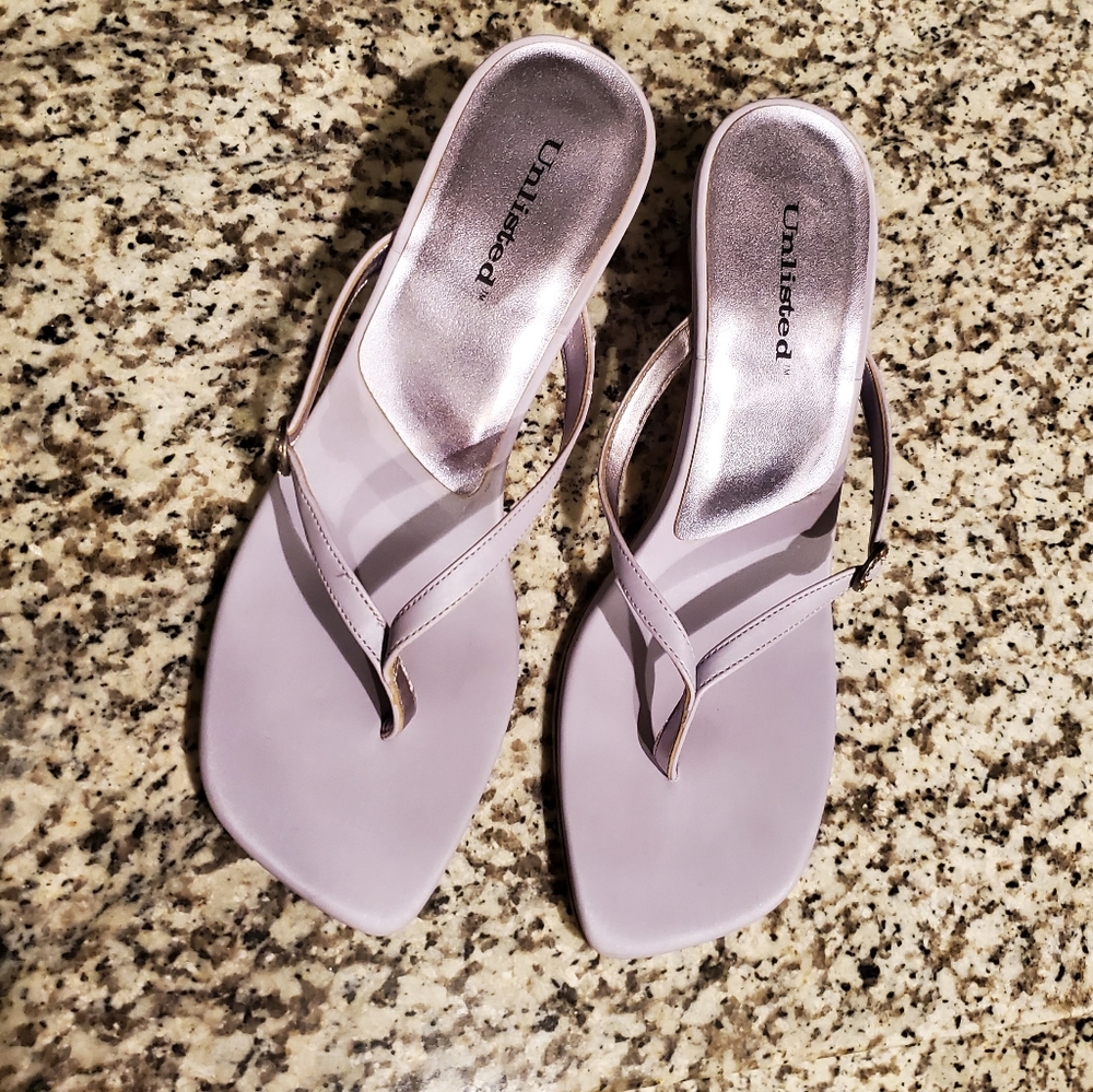 Lilac low heels